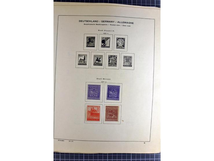 1872/1945, vorwiegend gestempelte Sammlung, beginnend mit schönem Brustschildteil, danach mit einigen besseren u.a. Mi.-Nr. 6