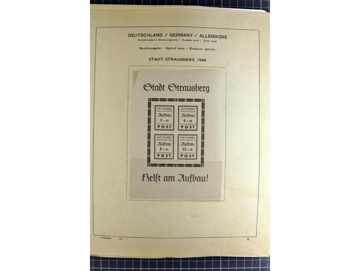 1872/1945, vorwiegend gestempelte Sammlung, beginnend mit schönem Brustschildteil, danach mit einigen besseren u.a. Mi.-Nr. 6