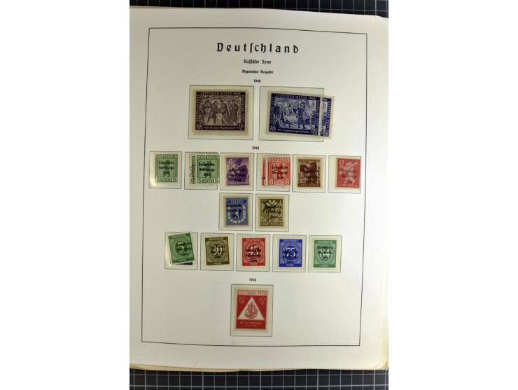 1872/1945, vorwiegend gestempelte Sammlung, beginnend mit schönem Brustschildteil, danach mit einigen besseren u.a. Mi.-Nr. 6