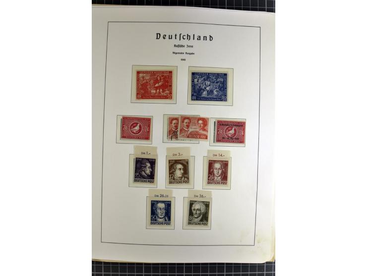 1872/1945, vorwiegend gestempelte Sammlung, beginnend mit schönem Brustschildteil, danach mit einigen besseren u.a. Mi.-Nr. 6
