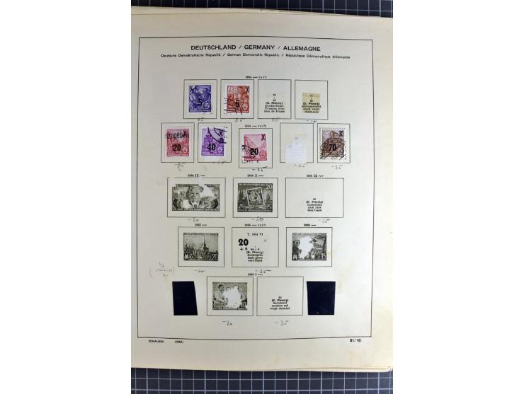 1872/1945, vorwiegend gestempelte Sammlung, beginnend mit schönem Brustschildteil, danach mit einigen besseren u.a. Mi.-Nr. 6