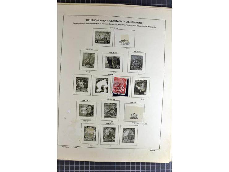 1872/1945, vorwiegend gestempelte Sammlung, beginnend mit schönem Brustschildteil, danach mit einigen besseren u.a. Mi.-Nr. 6
