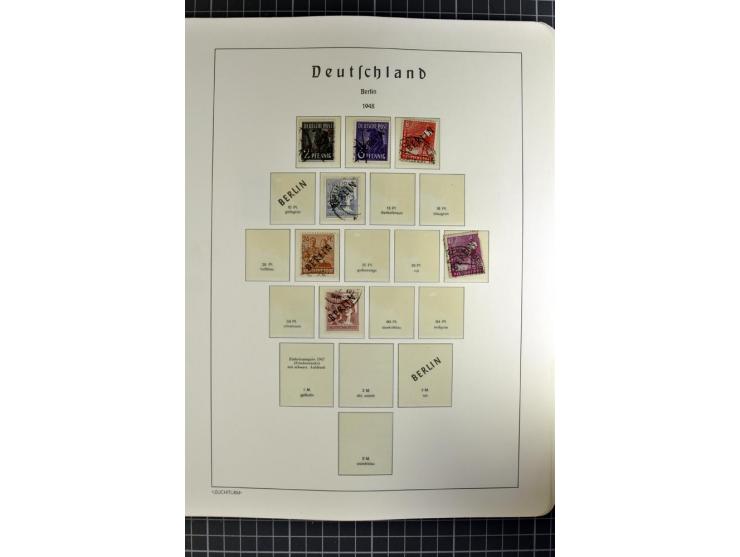 1872/1945, vorwiegend gestempelte Sammlung, beginnend mit schönem Brustschildteil, danach mit einigen besseren u.a. Mi.-Nr. 6