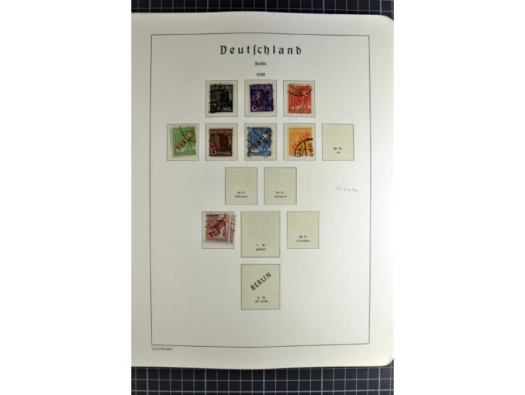 1872/1945, vorwiegend gestempelte Sammlung, beginnend mit schönem Brustschildteil, danach mit einigen besseren u.a. Mi.-Nr. 6