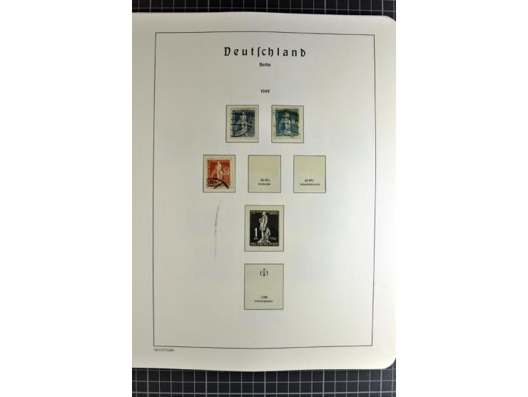1872/1945, vorwiegend gestempelte Sammlung, beginnend mit schönem Brustschildteil, danach mit einigen besseren u.a. Mi.-Nr. 6