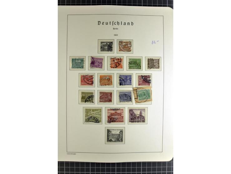 1872/1945, vorwiegend gestempelte Sammlung, beginnend mit schönem Brustschildteil, danach mit einigen besseren u.a. Mi.-Nr. 6