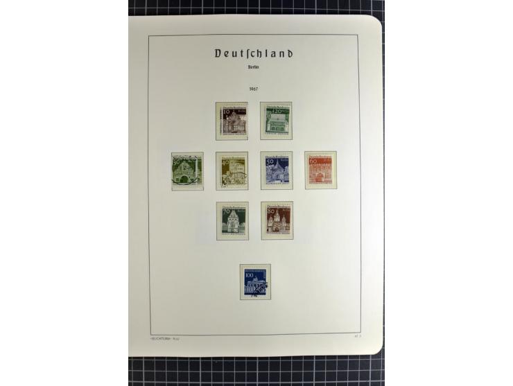 1872/1945, vorwiegend gestempelte Sammlung, beginnend mit schönem Brustschildteil, danach mit einigen besseren u.a. Mi.-Nr. 6