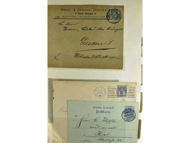 1872/1945, vorwiegend gestempelte Sammlung, beginnend mit schönem Brustschildteil, danach mit einigen besseren u.a. Mi.-Nr. 6
