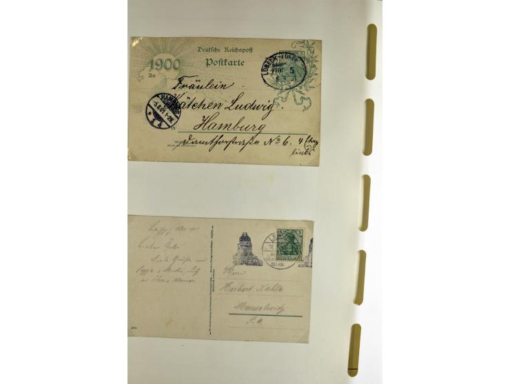 1872/1945, vorwiegend gestempelte Sammlung, beginnend mit schönem Brustschildteil, danach mit einigen besseren u.a. Mi.-Nr. 6