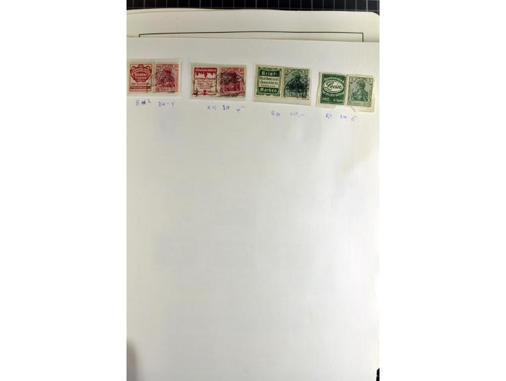 1872/1945, vorwiegend gestempelte Sammlung, beginnend mit schönem Brustschildteil, danach mit einigen besseren u.a. Mi.-Nr. 6