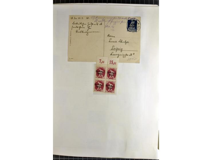 1872/1945, vorwiegend gestempelte Sammlung, beginnend mit schönem Brustschildteil, danach mit einigen besseren u.a. Mi.-Nr. 6