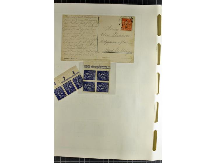 1872/1945, vorwiegend gestempelte Sammlung, beginnend mit schönem Brustschildteil, danach mit einigen besseren u.a. Mi.-Nr. 6