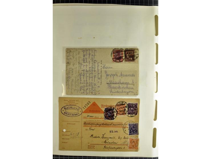 1872/1945, vorwiegend gestempelte Sammlung, beginnend mit schönem Brustschildteil, danach mit einigen besseren u.a. Mi.-Nr. 6