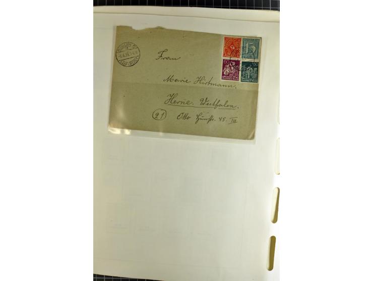 1872/1945, vorwiegend gestempelte Sammlung, beginnend mit schönem Brustschildteil, danach mit einigen besseren u.a. Mi.-Nr. 6
