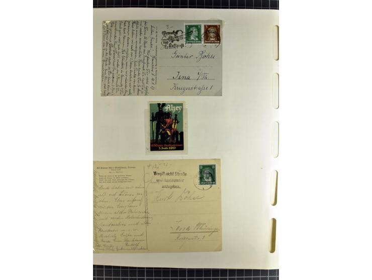 1872/1945, vorwiegend gestempelte Sammlung, beginnend mit schönem Brustschildteil, danach mit einigen besseren u.a. Mi.-Nr. 6