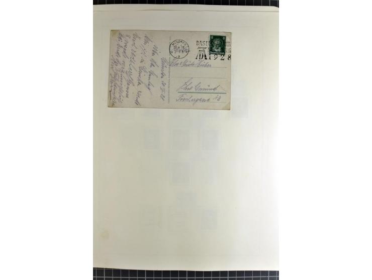 1872/1945, vorwiegend gestempelte Sammlung, beginnend mit schönem Brustschildteil, danach mit einigen besseren u.a. Mi.-Nr. 6