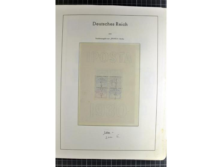 1872/1945, vorwiegend gestempelte Sammlung, beginnend mit schönem Brustschildteil, danach mit einigen besseren u.a. Mi.-Nr. 6