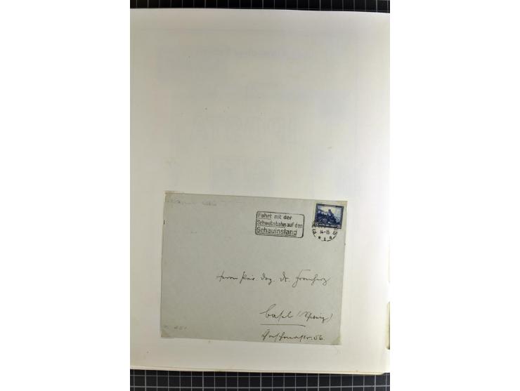 1872/1945, vorwiegend gestempelte Sammlung, beginnend mit schönem Brustschildteil, danach mit einigen besseren u.a. Mi.-Nr. 6