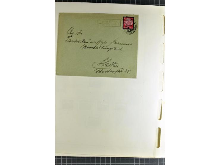 1872/1945, vorwiegend gestempelte Sammlung, beginnend mit schönem Brustschildteil, danach mit einigen besseren u.a. Mi.-Nr. 6