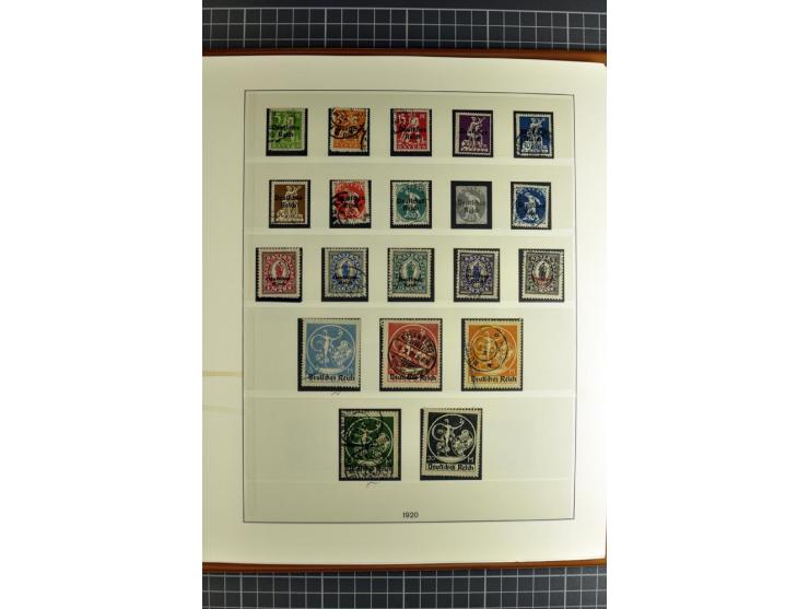 1872/1945, postfrische, ungebrauchte und gestempelte Sammlung mit u.a. Mi.-Nr. 66, 438-39, 458 auf Brief, 496 und 197 zusamme