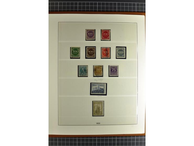 1872/1945, postfrische, ungebrauchte und gestempelte Sammlung mit u.a. Mi.-Nr. 66, 438-39, 458 auf Brief, 496 und 197 zusamme