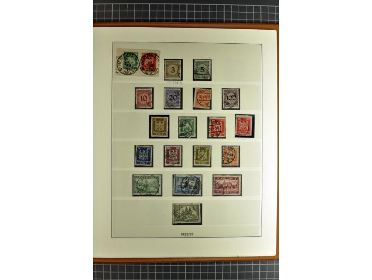 1872/1945, postfrische, ungebrauchte und gestempelte Sammlung mit u.a. Mi.-Nr. 66, 438-39, 458 auf Brief, 496 und 197 zusamme