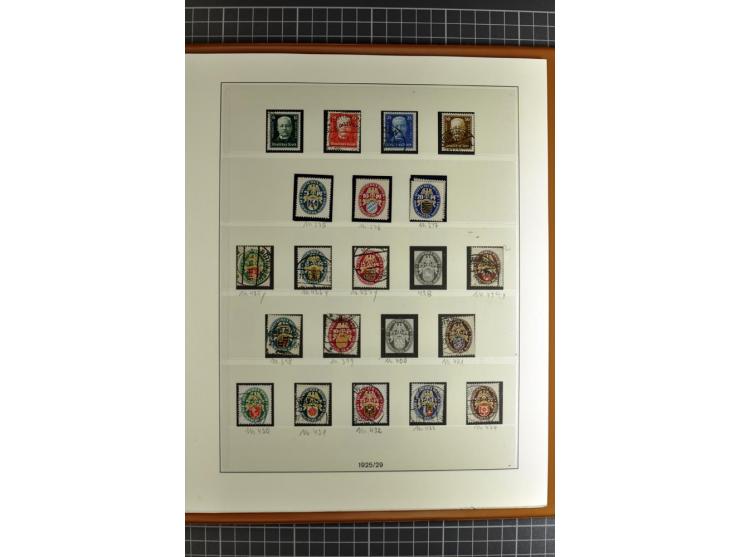 1872/1945, postfrische, ungebrauchte und gestempelte Sammlung mit u.a. Mi.-Nr. 66, 438-39, 458 auf Brief, 496 und 197 zusamme