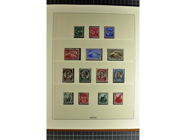 1872/1945, postfrische, ungebrauchte und gestempelte Sammlung mit u.a. Mi.-Nr. 66, 438-39, 458 auf Brief, 496 und 197 zusamme