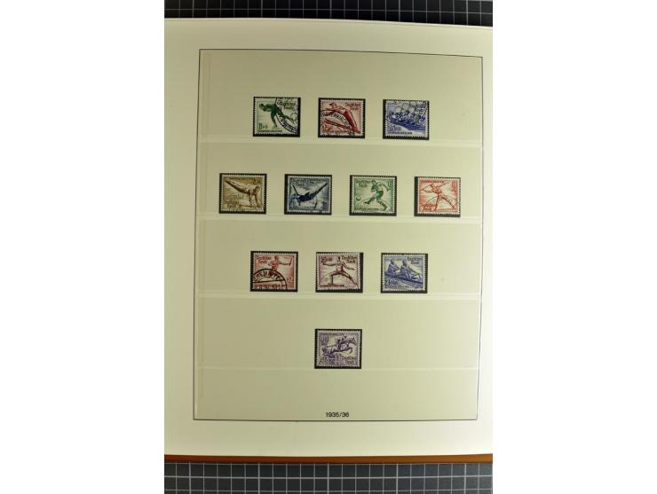 1872/1945, postfrische, ungebrauchte und gestempelte Sammlung mit u.a. Mi.-Nr. 66, 438-39, 458 auf Brief, 496 und 197 zusamme