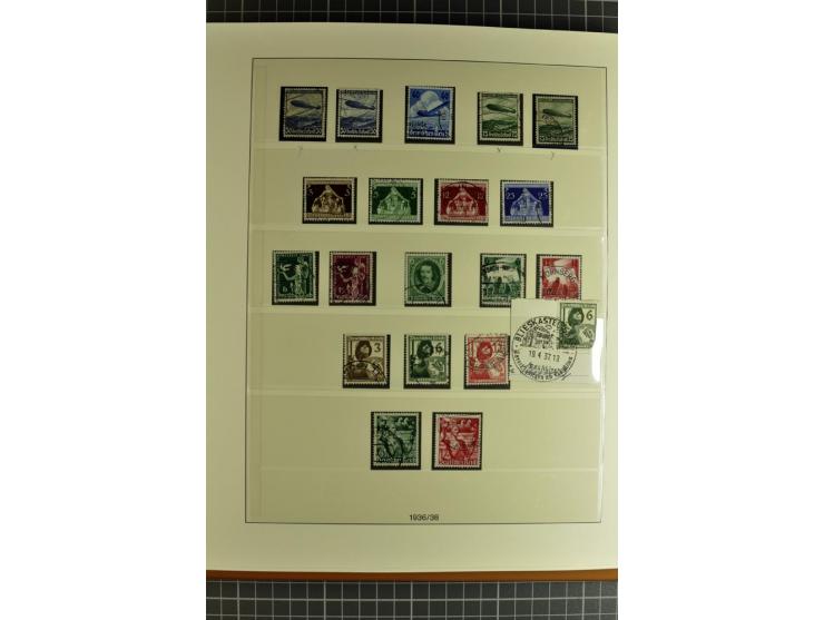 1872/1945, postfrische, ungebrauchte und gestempelte Sammlung mit u.a. Mi.-Nr. 66, 438-39, 458 auf Brief, 496 und 197 zusamme