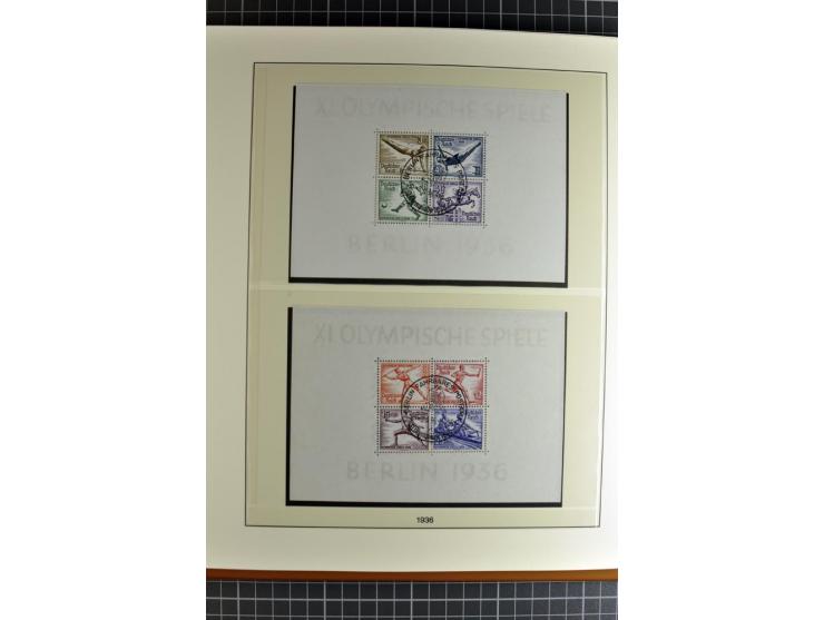 1872/1945, postfrische, ungebrauchte und gestempelte Sammlung mit u.a. Mi.-Nr. 66, 438-39, 458 auf Brief, 496 und 197 zusamme