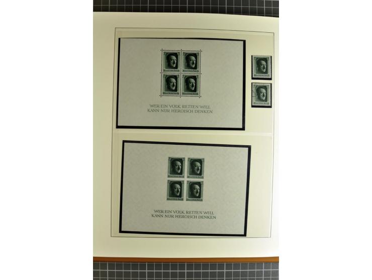 1872/1945, postfrische, ungebrauchte und gestempelte Sammlung mit u.a. Mi.-Nr. 66, 438-39, 458 auf Brief, 496 und 197 zusamme