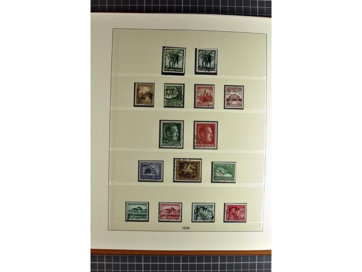 1872/1945, postfrische, ungebrauchte und gestempelte Sammlung mit u.a. Mi.-Nr. 66, 438-39, 458 auf Brief, 496 und 197 zusamme