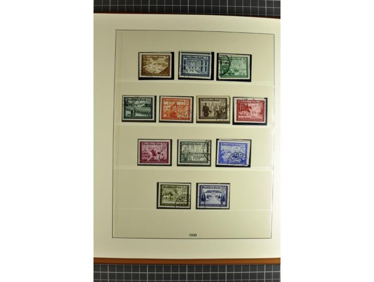 1872/1945, postfrische, ungebrauchte und gestempelte Sammlung mit u.a. Mi.-Nr. 66, 438-39, 458 auf Brief, 496 und 197 zusamme