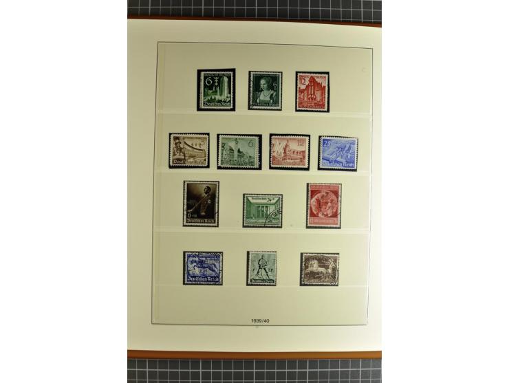 1872/1945, postfrische, ungebrauchte und gestempelte Sammlung mit u.a. Mi.-Nr. 66, 438-39, 458 auf Brief, 496 und 197 zusamme
