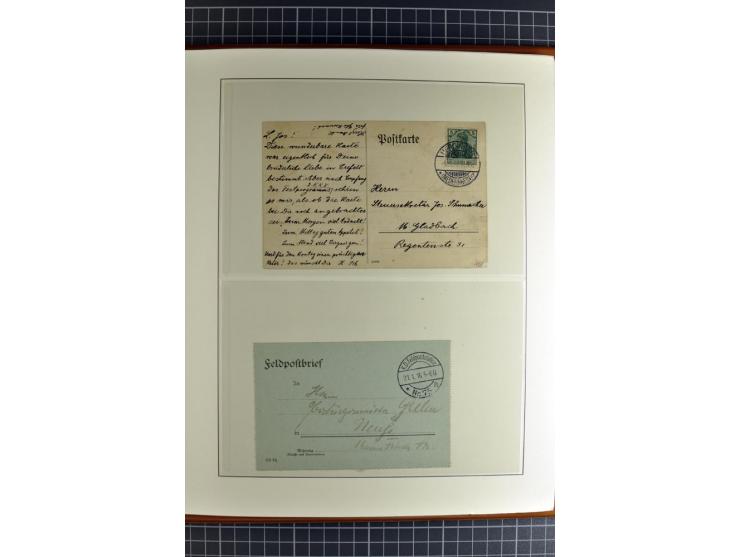 1872/1945, postfrische, ungebrauchte und gestempelte Sammlung mit u.a. Mi.-Nr. 66, 438-39, 458 auf Brief, 496 und 197 zusamme