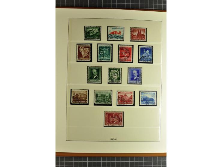 1872/1945, postfrische, ungebrauchte und gestempelte Sammlung mit u.a. Mi.-Nr. 66, 438-39, 458 auf Brief, 496 und 197 zusamme