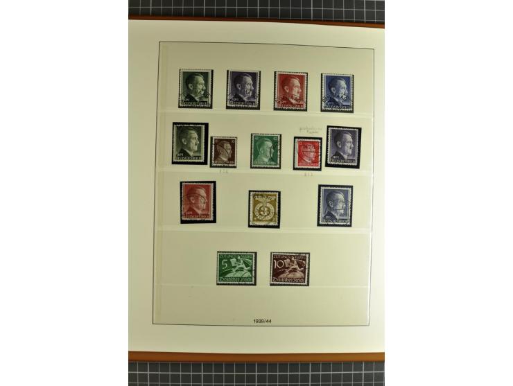 1872/1945, postfrische, ungebrauchte und gestempelte Sammlung mit u.a. Mi.-Nr. 66, 438-39, 458 auf Brief, 496 und 197 zusamme