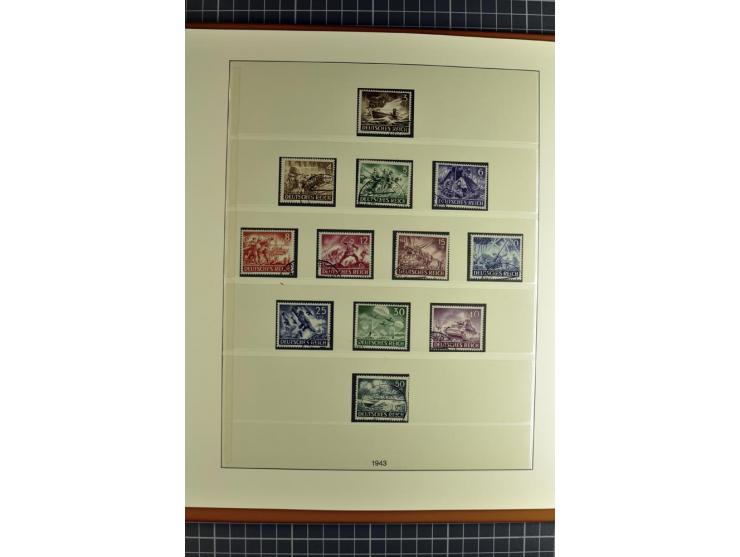 1872/1945, postfrische, ungebrauchte und gestempelte Sammlung mit u.a. Mi.-Nr. 66, 438-39, 458 auf Brief, 496 und 197 zusamme