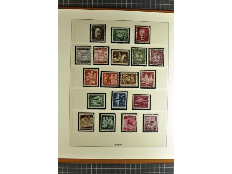 1872/1945, postfrische, ungebrauchte und gestempelte Sammlung mit u.a. Mi.-Nr. 66, 438-39, 458 auf Brief, 496 und 197 zusamme
