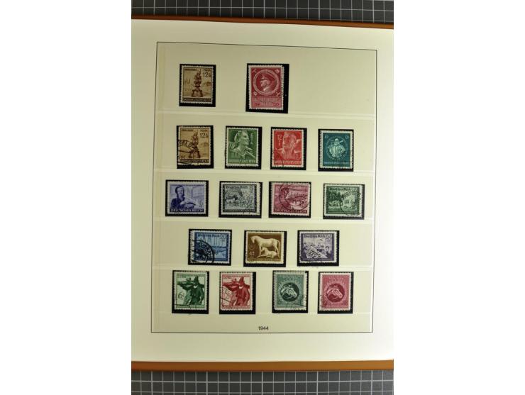1872/1945, postfrische, ungebrauchte und gestempelte Sammlung mit u.a. Mi.-Nr. 66, 438-39, 458 auf Brief, 496 und 197 zusamme