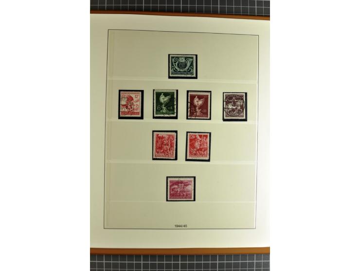 1872/1945, postfrische, ungebrauchte und gestempelte Sammlung mit u.a. Mi.-Nr. 66, 438-39, 458 auf Brief, 496 und 197 zusamme