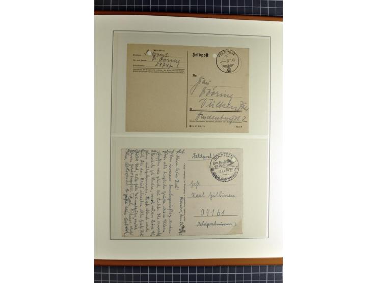 1872/1945, postfrische, ungebrauchte und gestempelte Sammlung mit u.a. Mi.-Nr. 66, 438-39, 458 auf Brief, 496 und 197 zusamme