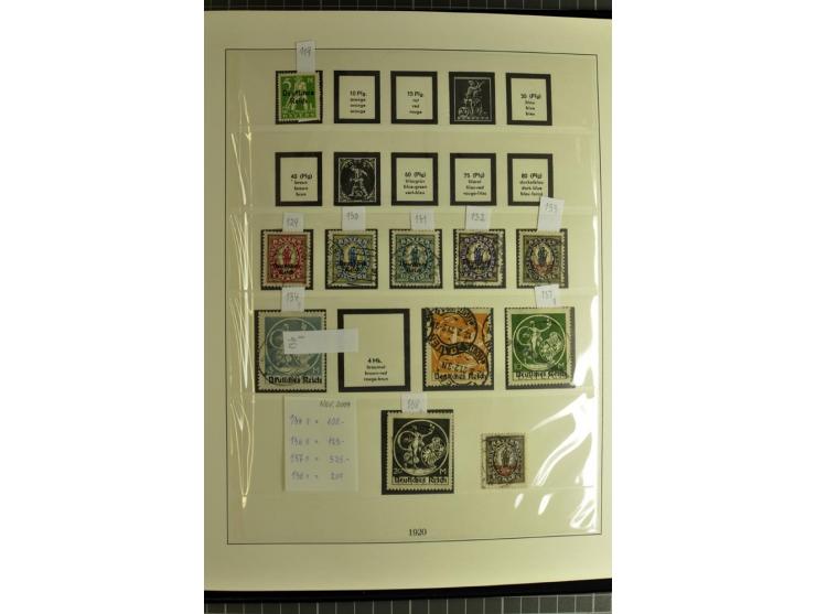 1872/1945, postfrische, ungebrauchte und gestempelte Sammlung mit Bl.1, 3 (2), allen Zeppelin etc., teils in beiden Erhaltung