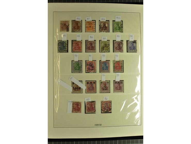 1872/1945, postfrische, ungebrauchte und gestempelte Sammlung mit Bl.1, 3 (2), allen Zeppelin etc., teils in beiden Erhaltung
