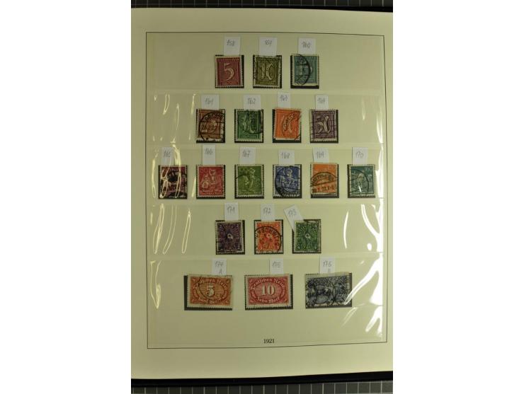 1872/1945, postfrische, ungebrauchte und gestempelte Sammlung mit Bl.1, 3 (2), allen Zeppelin etc., teils in beiden Erhaltung