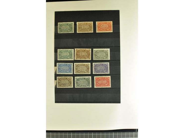 1872/1945, postfrische, ungebrauchte und gestempelte Sammlung mit Bl.1, 3 (2), allen Zeppelin etc., teils in beiden Erhaltung