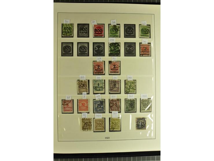 1872/1945, postfrische, ungebrauchte und gestempelte Sammlung mit Bl.1, 3 (2), allen Zeppelin etc., teils in beiden Erhaltung
