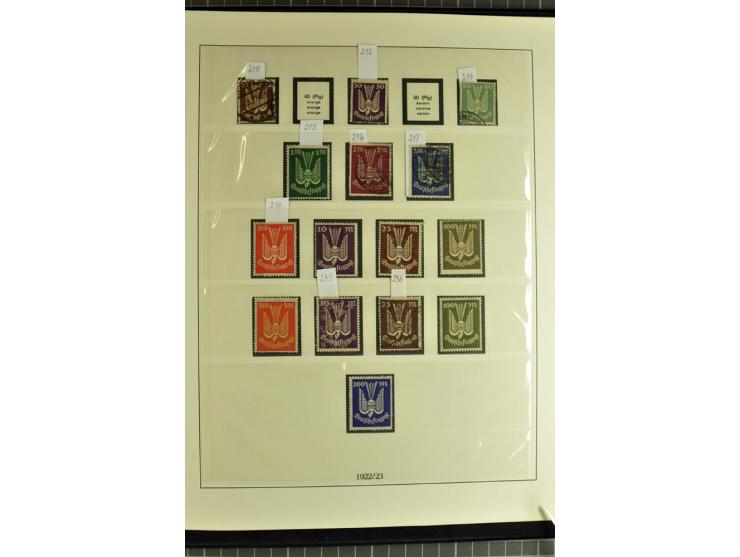 1872/1945, postfrische, ungebrauchte und gestempelte Sammlung mit Bl.1, 3 (2), allen Zeppelin etc., teils in beiden Erhaltung