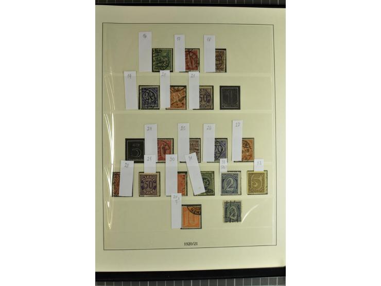 1872/1945, postfrische, ungebrauchte und gestempelte Sammlung mit Bl.1, 3 (2), allen Zeppelin etc., teils in beiden Erhaltung